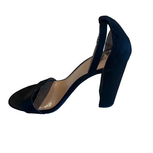 Merona LuLu Block Heels Open Toe Block Heel Womens Size 9.5 - Picture 4 of 9